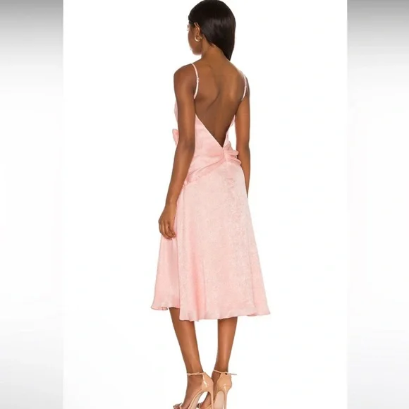 NEW KATIE MAY Sway Zee Dress in Dusty Rose Large - Picture 4 of 14